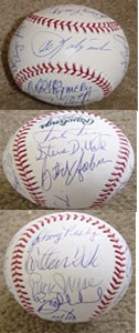 1975 Boston Red Sox Championship Team Autographed Baseball 