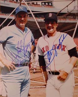 Carl Yastrzemski and Gaylord Perry Autographed Photo
