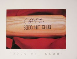 Carl Yastrzemski Autographed 3000 Hit Poster