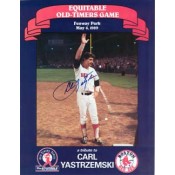 Carl Yastrzemski Autographed Program 