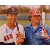 Carl Yastrzemski and Pete Rose Autographed Photo 