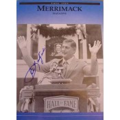 Carl Yastrzemski Autographed Merrimack College Magazine