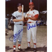 Carl Yastrzemski and Orlando Cepeda Autographed Photo 