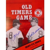 Carl Yastrzemski and Ted Williams Autographed Program