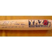 Carl Yastrzemski Autographed Limited Edition Yaz 7 Gold Glove Bat with all 7 years Inscribed