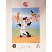 Carl Yastrzemski Looney Tunes Autograph
