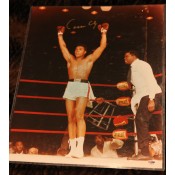 16x20 Signed "Rare Signature" of Muhammad Ali "aka" Cassicus Clay before he became a Muslim Comes with Letter of Authenticity