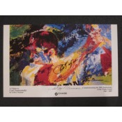Carl Yastrzemski Leroy Neiman Autographed Poster