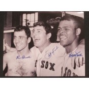 Carl Yastrzemski, Rico Petrocelli and Reggie Smith Autographed Photo